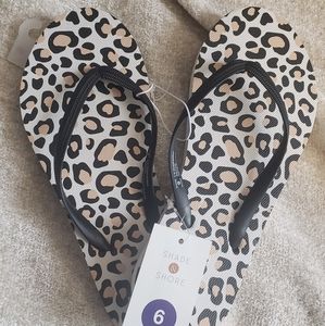 Cheetah Flip-flops